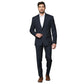 Men Contemporary Fit Dark Brown Suit