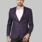 Men Slim Fit Black Jacket