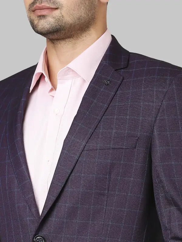 Men Slim Fit Black Jacket