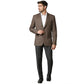 Men Contemporary Fit Dark Blue Blazer