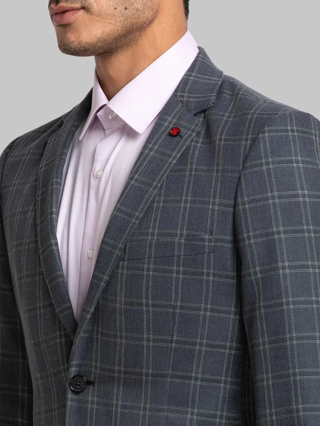 Men Regular Fit Dark Blue Shirt