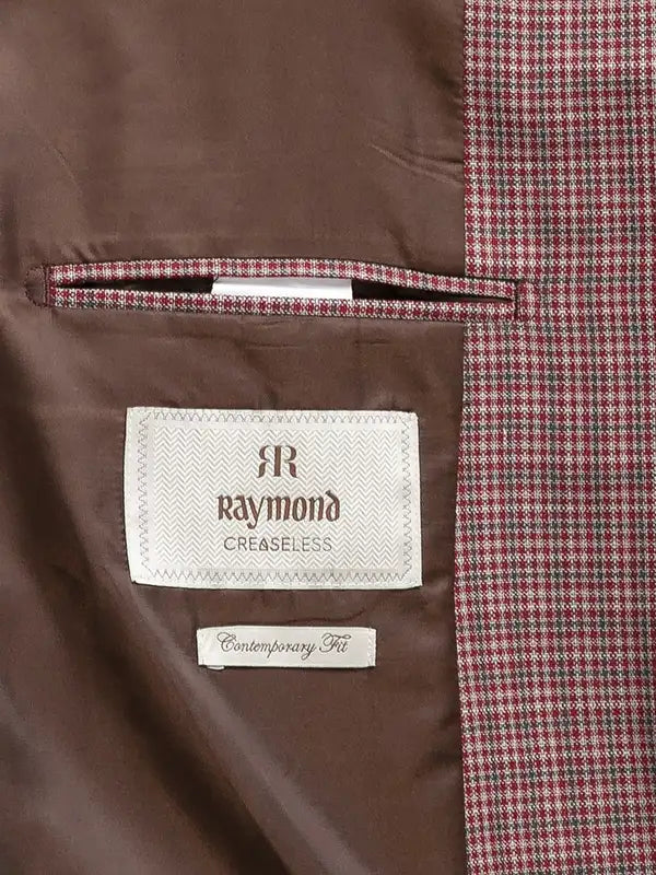 Men Contemporary Fit Brown Jacket