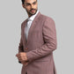 Men Contemporary Fit Brown Jacket