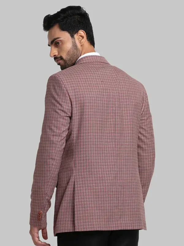 Men Contemporary Fit Brown Jacket