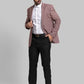 Men Contemporary Fit Brown Jacket