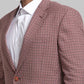 Men Contemporary Fit Brown Jacket