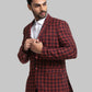 Men Regular Fit Blue Jacket