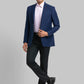 Men Regular Fit Black Blazer