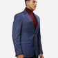Raymond Men Black Structure Contemporary Fit Terylene Blend Jacket