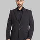 Raymond Men Red Solid Contemporary Fit Terylene Blend Jacket