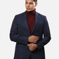 Raymond Men Grey Solid Contemporary Fit Polyester Blend Jacket