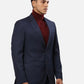 Raymond Men Grey Solid Contemporary Fit Polyester Blend Jacket