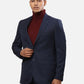 Raymond Men Grey Solid Contemporary Fit Polyester Blend Jacket