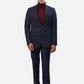 Raymond Men Grey Solid Contemporary Fit Polyester Blend Jacket