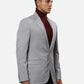 Raymond Men Black Solid Contemporary Fit Polyester Blend Jacket