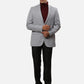 Raymond Men Black Solid Contemporary Fit Polyester Blend Jacket