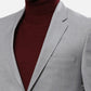Raymond Men Black Solid Contemporary Fit Polyester Blend Jacket