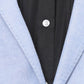Raymond Men Blue Solid Contemporary Fit Polyester Blend Jacket