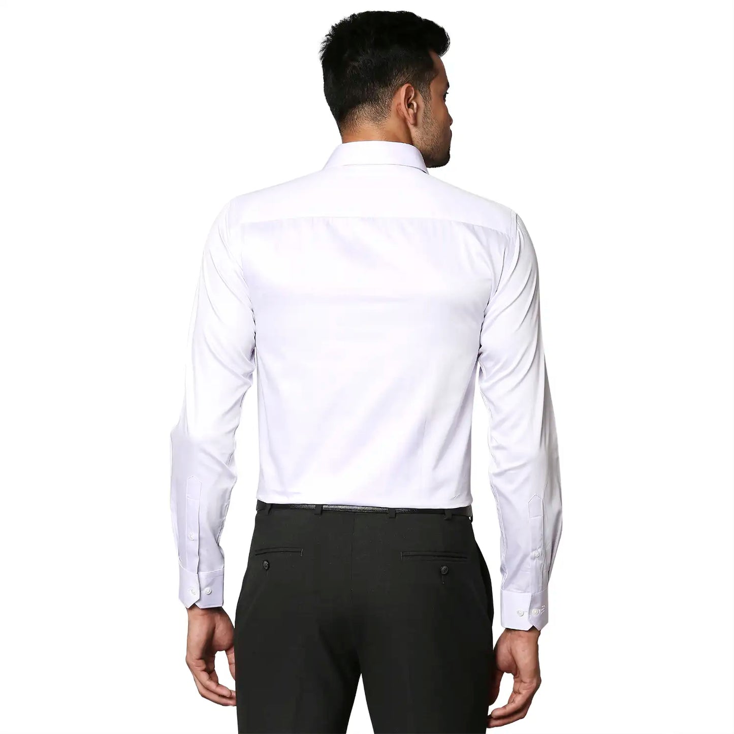 Men Regular Fit Violet Shirt