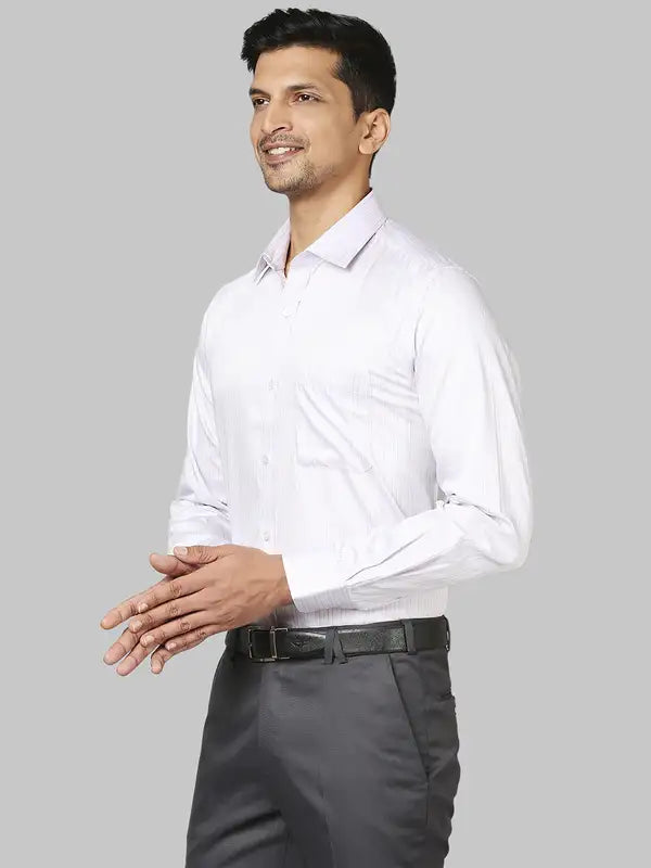 Men Contemporary Fit Brown Shirt