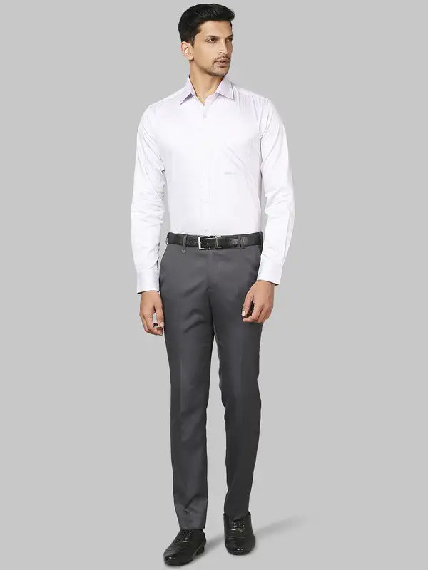 Men Contemporary Fit Brown Shirt