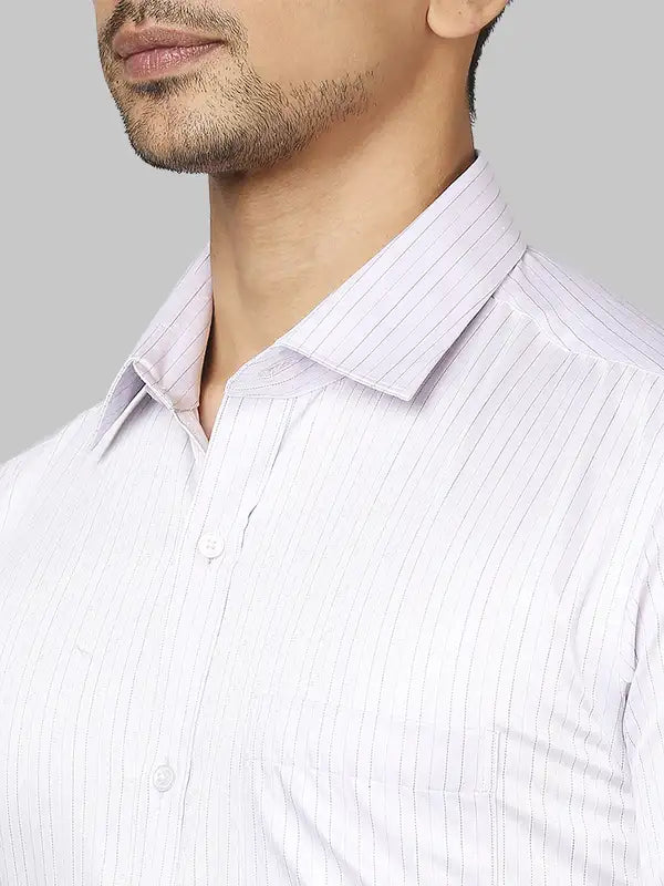 Men Contemporary Fit Brown Shirt