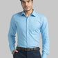 Men Slim Fit Blue Shirt