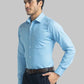 Men Slim Fit Blue Shirt