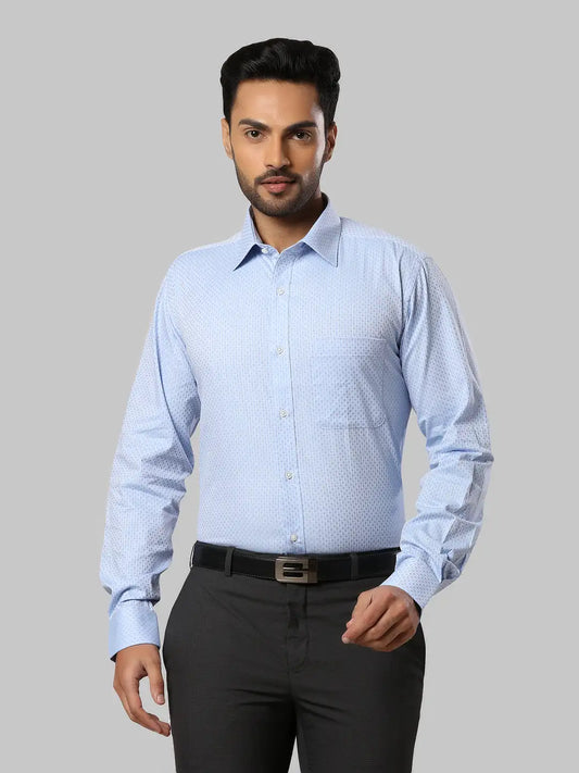 Men Slim Fit Light Orange Shirt