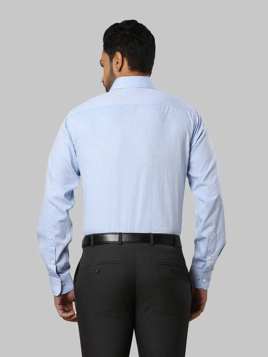 Men Slim Fit Light Orange Shirt