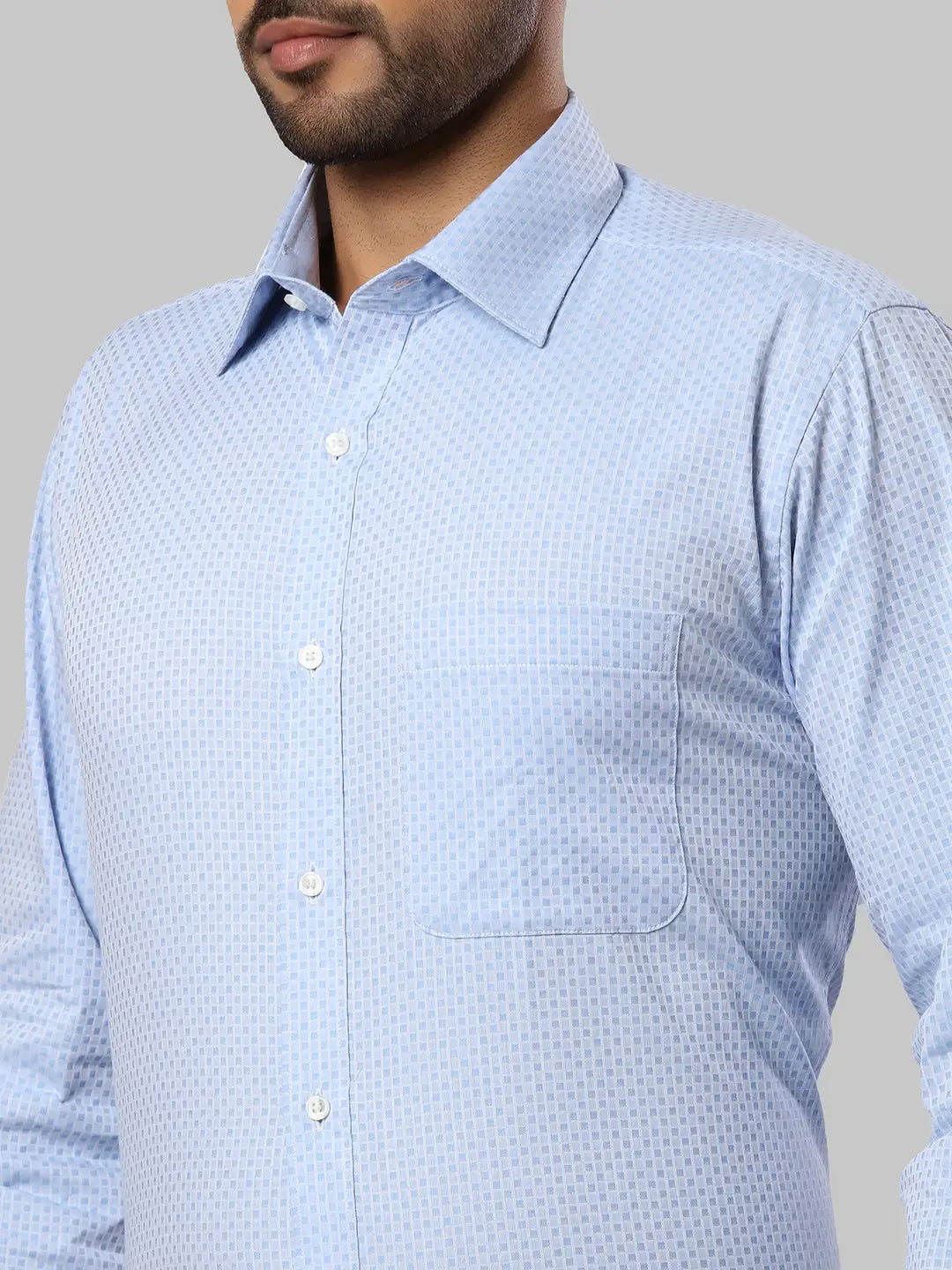 Men Slim Fit Light Orange Shirt
