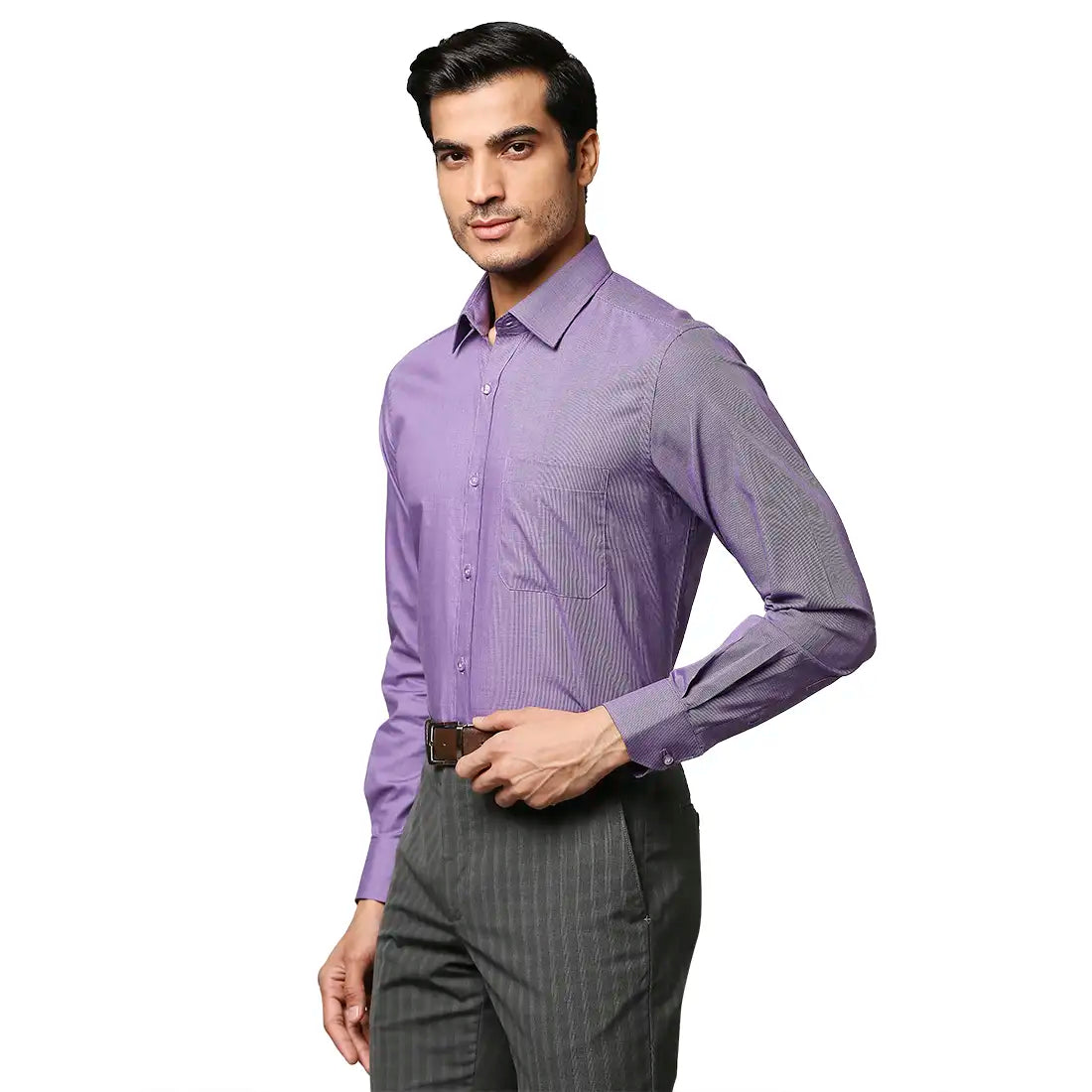 Men Regular Fit Light Yellow Shirt