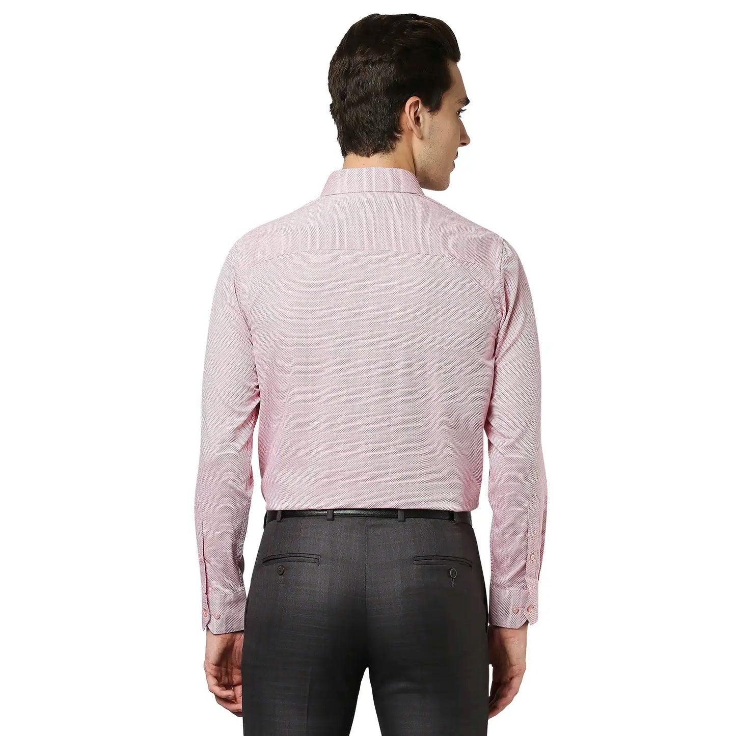 Men Regular Fit Medium Violet Shirt