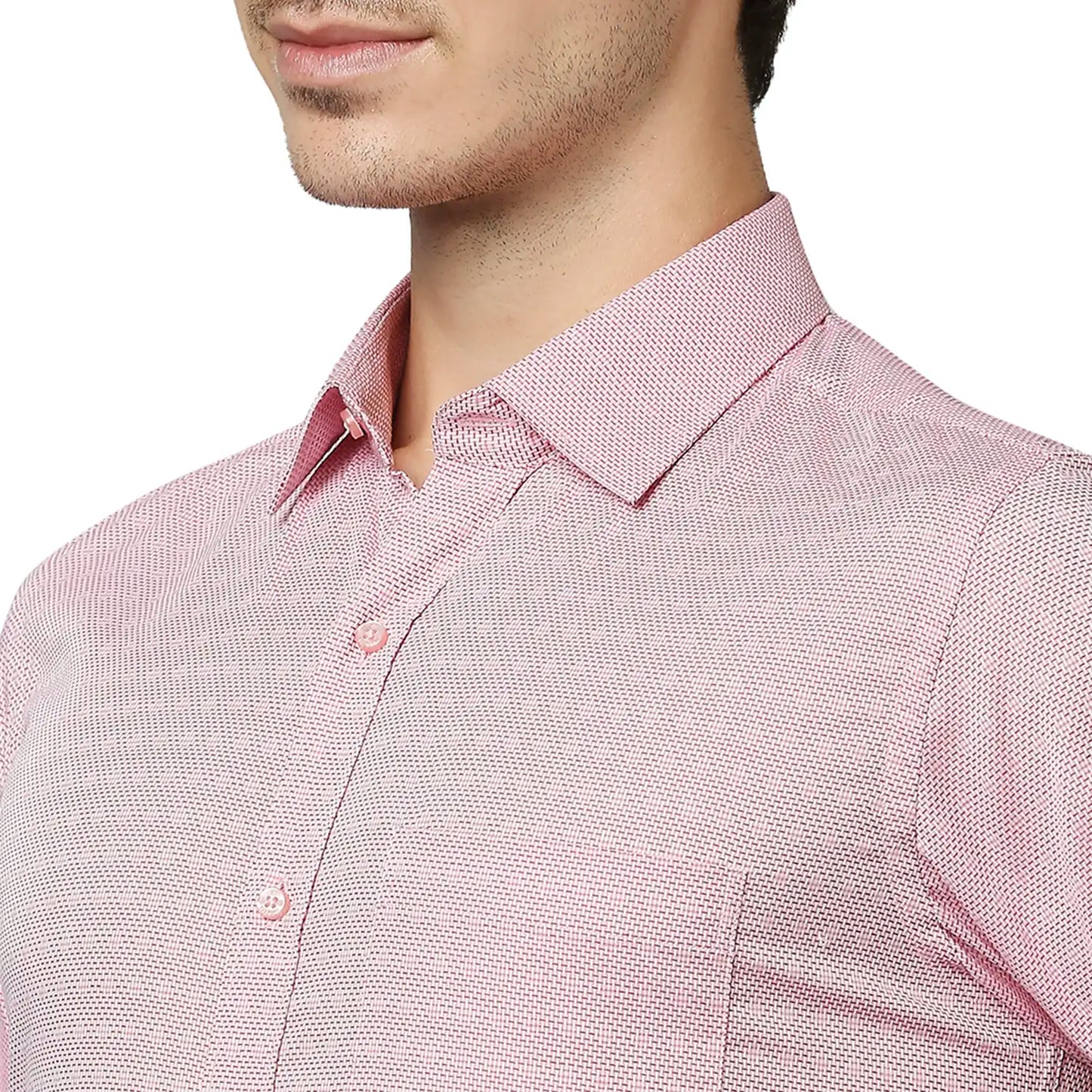 Men Regular Fit Medium Violet Shirt