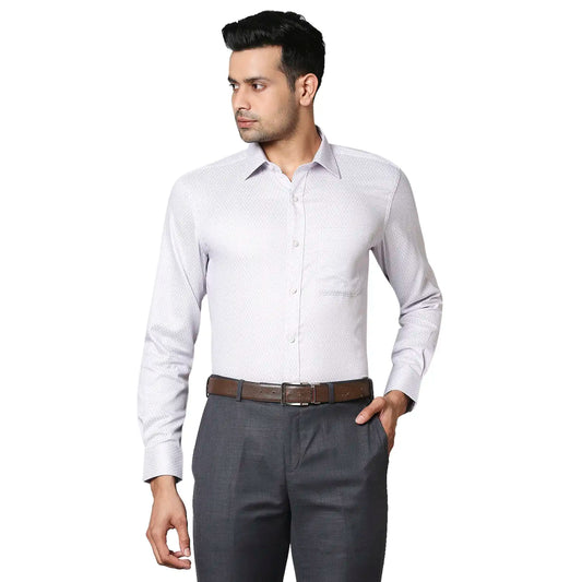 Men Regular Fit Light Violet Shirt