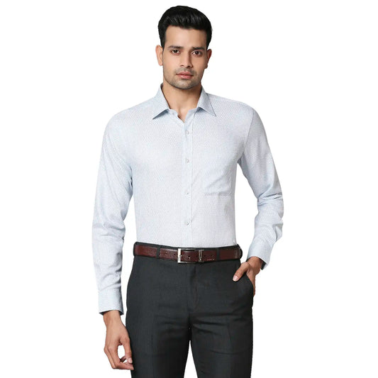 Men Regular Fit Dark Blue Shirt