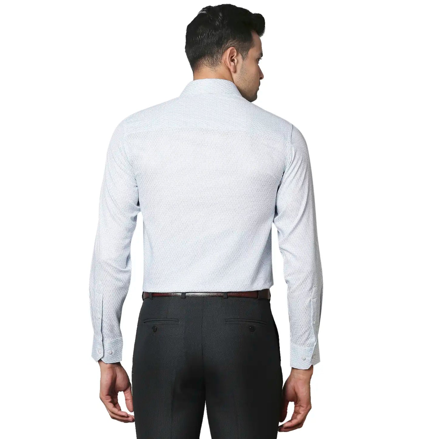 Men Regular Fit Dark Blue Shirt