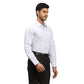 Men Green Contemporary Fit Structure  Cotton Full Sleeve Regular Collar Shirts