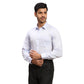 Men Green Contemporary Fit Structure  Cotton Full Sleeve Regular Collar Shirts