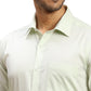 Men Red Contemporary Fit Structure  Cotton Full Sleeve Regular Collar Shirts