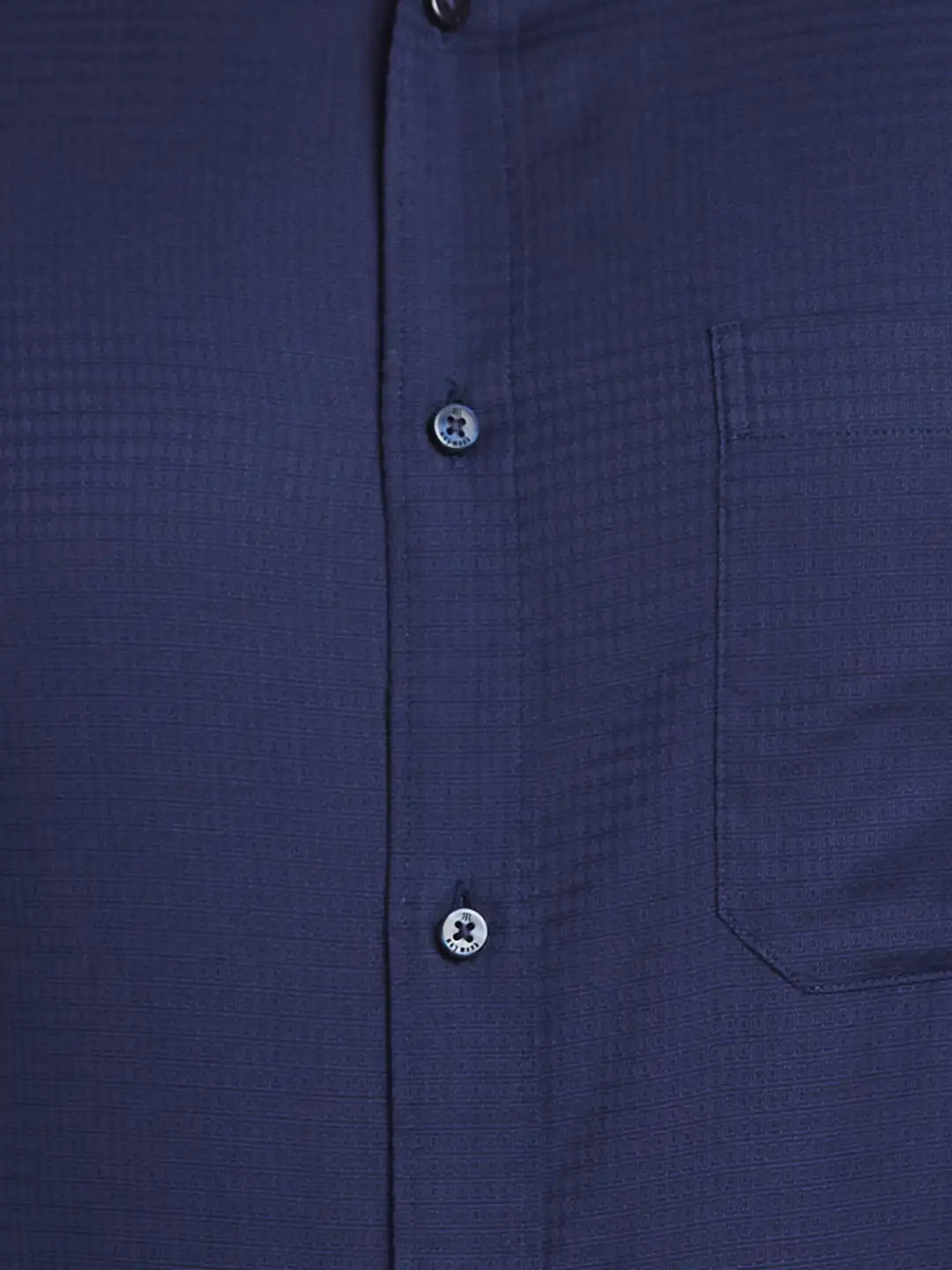 Men Green Contemporary Fit Structure  Cotton Full Sleeve Regular Collar Shirts