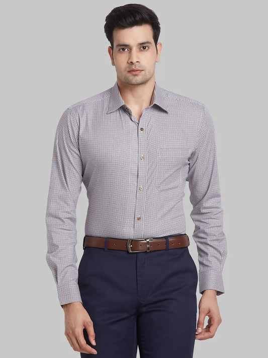 Men Contemporary Fit White Shirt