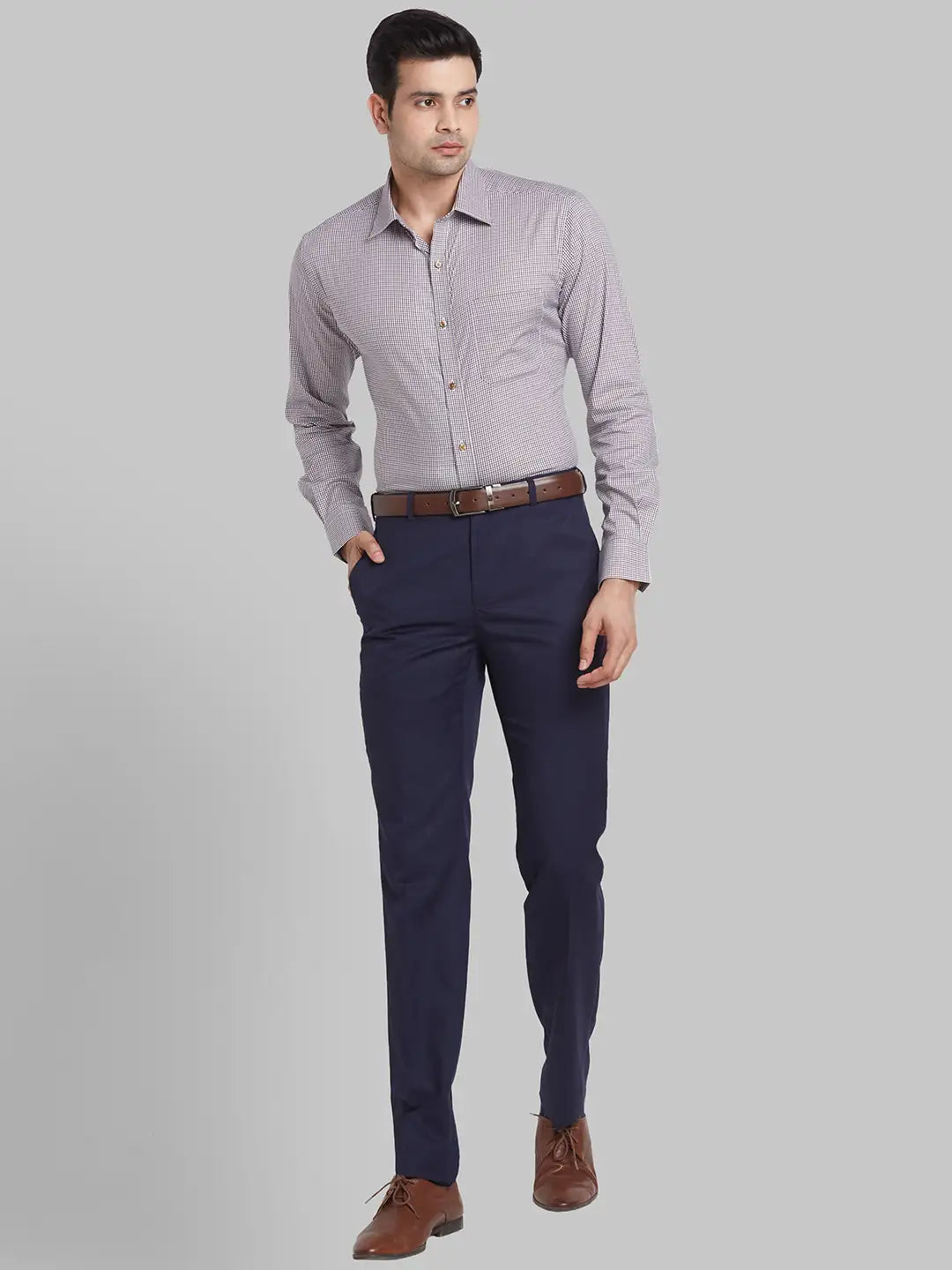 Men Contemporary Fit White Shirt