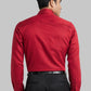 Men Violet Contemporary Fit Solid  Cotton Full Sleeve Regular Collar Shirts