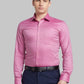 Men Blue Contemporary Fit Solid  Cotton Full Sleeve Cutaway Collar Shirts