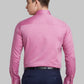 Men Blue Contemporary Fit Solid  Cotton Full Sleeve Cutaway Collar Shirts