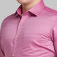 Men Blue Contemporary Fit Solid  Cotton Full Sleeve Cutaway Collar Shirts