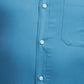 Raymond Men Violet Solid Contemporary Fit Cotton Blend Full Sleeve Shirt