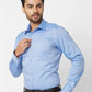 Raymond Slim Fit Woven Design Black Shirt