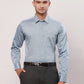 Raymond Men Red Checks Contemporary Fit Cotton Full Sleeve Cutaway Collar Shirt